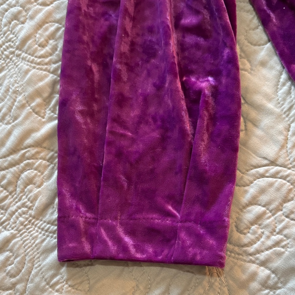 NWT J. Jill Crushed Velvet 3/4 Sleeve Pullover in Sugarbeet size Large Tall - Picture 15 of 15